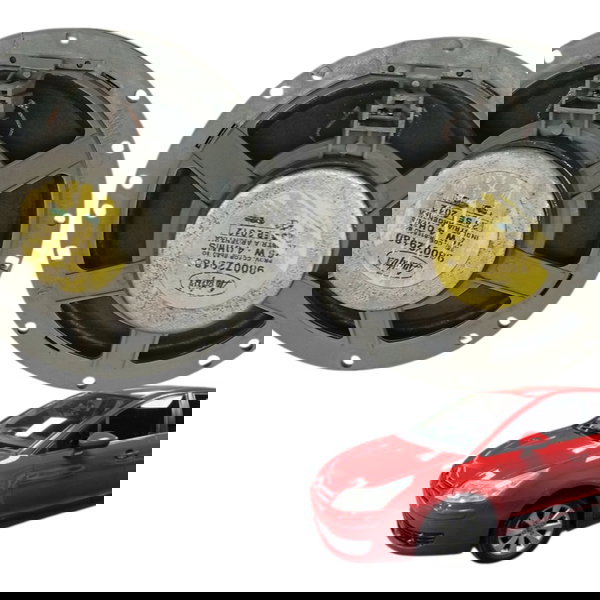 Par Auto Falante 25w Porta Citroen C4 Glx Hatch 2013 2014