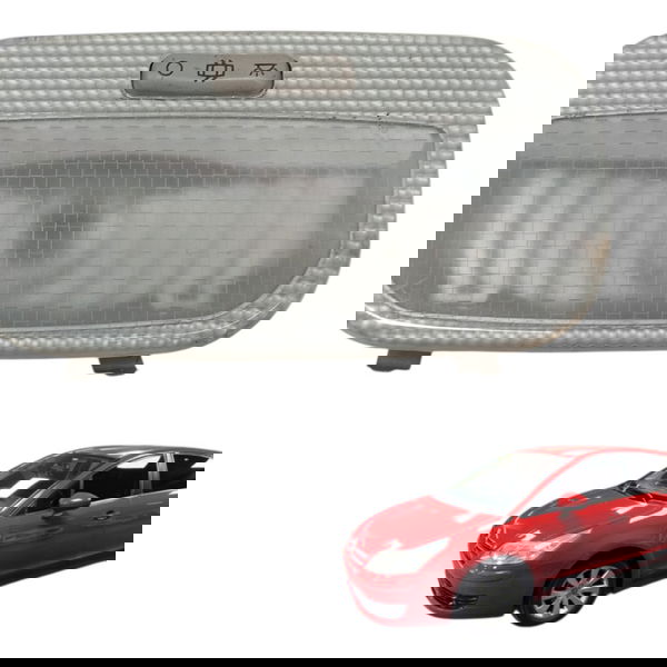 Luz Cortesia Teto Citroen C4 Hatch Peugeot 206 2013 2014