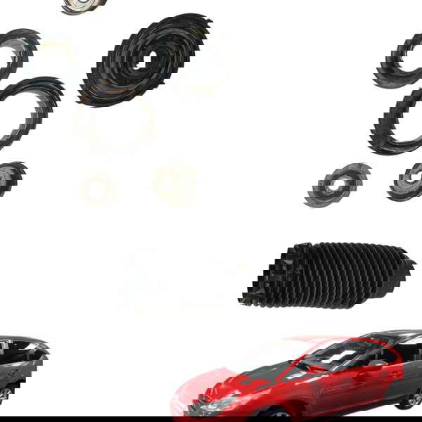 Kit Coifa Base Amortecedor Dianteiro Citroen C4 Glx 2013