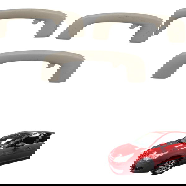 Kit Alça Teto Pqp Citroen C4 Glx Hatch 2013 2014 2015 2016