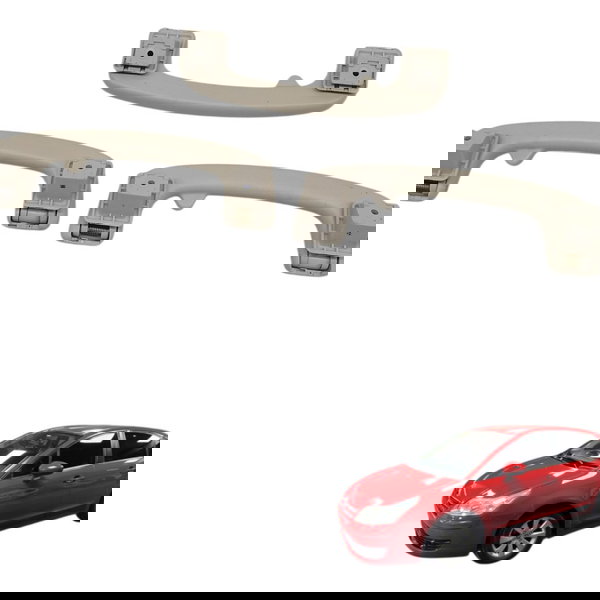 Kit Alça Teto Pqp Citroen C4 Glx Hatch 2013 2014 2015 2016