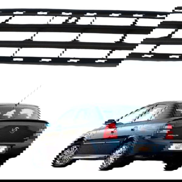 Grade Inferior Parachoque Central Gm Astra 2008 Detalhe