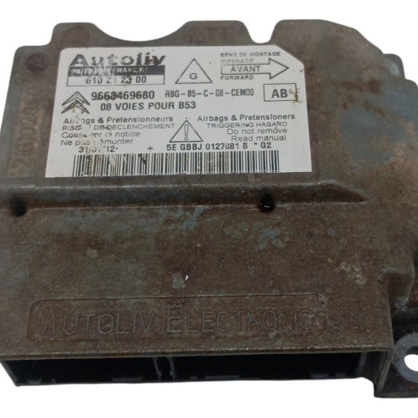 Modulo Central Impacto Citroen C4 Hatch Glx 2014 2015 2016