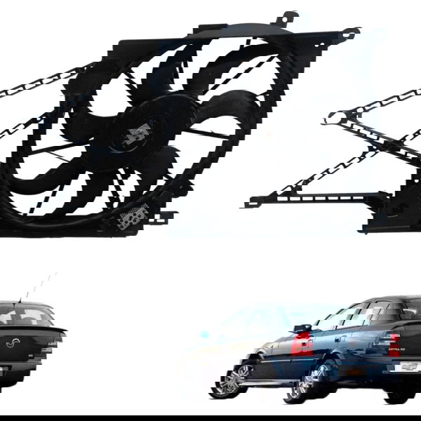 Ventoinha Eletroventilador Radiador Gm Astra 2009 Detalhe