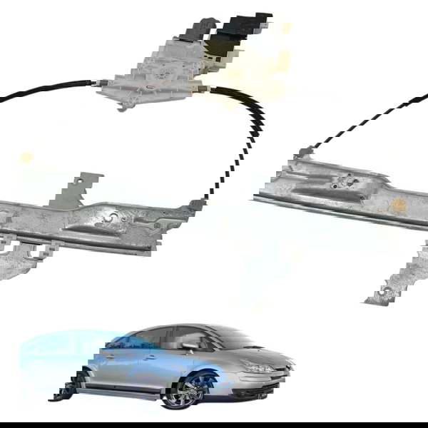 Maquina Vidro Dianteiro Esquerdo Citroen C4 Glx 2012 2013