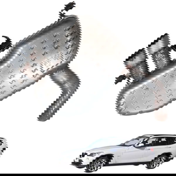 Escapamento Silencioso Bmw X1 S Drive 2.0 N20 Flex 2014 2015