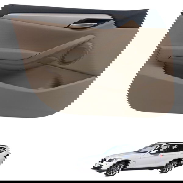 Forro Porta Dianteira Esquerda Bmw X1 S Drive 2.0 4p 2015 Creme