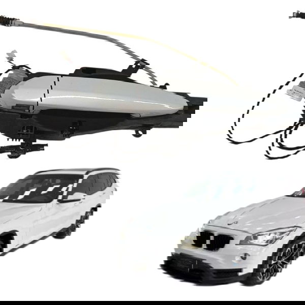 Maçaneta Externa Dianteira Direita Bmw X1 S Drive 2.0 2015 Branco Dianteira