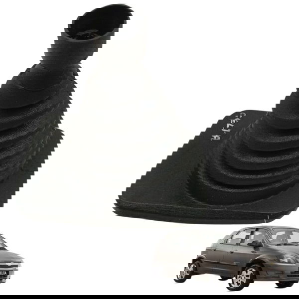 Coifa Sanfonada Manopla Cambio Chevrolet Celta 2008 2009