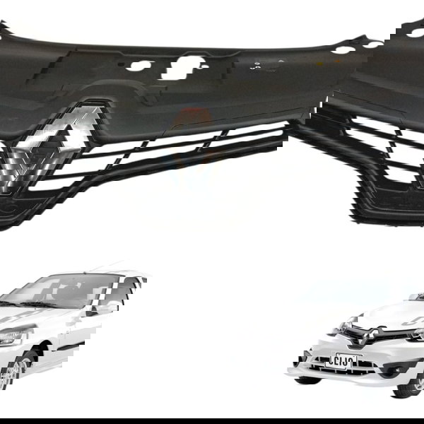 Grade Dianteira C/emblema Renault Clio 1.0 16v 2014 2015