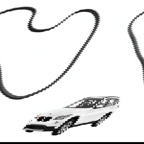 Borracha Tampa Traseira Bmw X1 S Drive N20 2.0 Turbo 2014