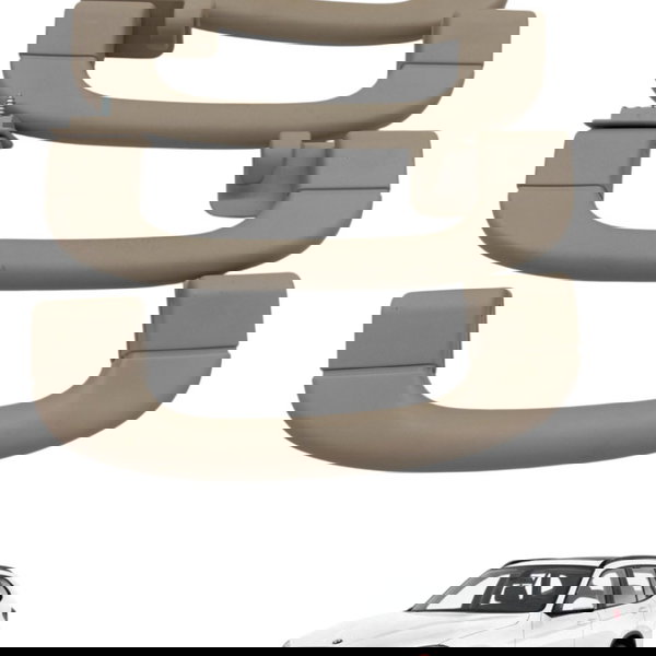 Kit Alça Teto Pqp Bmw X1 S Drive N20 2.0 2013 2014 2015 Bege