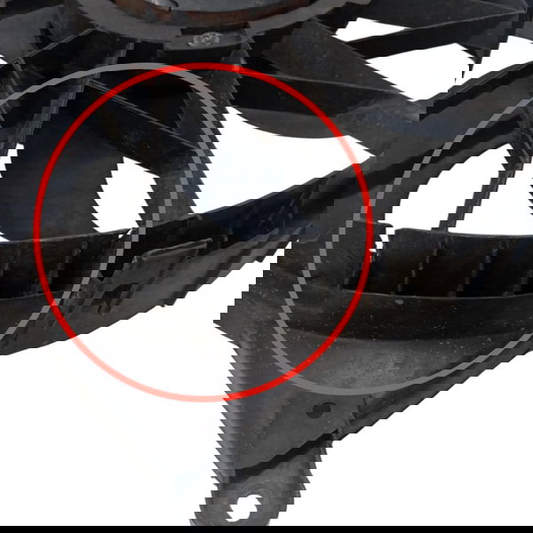 Ventoinha Eletroventilador Radiador Gm Astra 2001 Detalhe