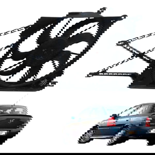 Ventoinha Eletroventilador Radiador Gm Astra 2001 Detalhe