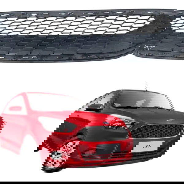 Grade Frontal Parachoque Ford Ka Se1.0 2016 2017 2018