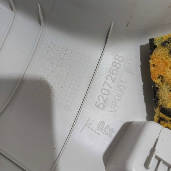 Acabamento Coluna Parabrisa Lado Esquerdo Gm Onix 2019 Cinza Claro