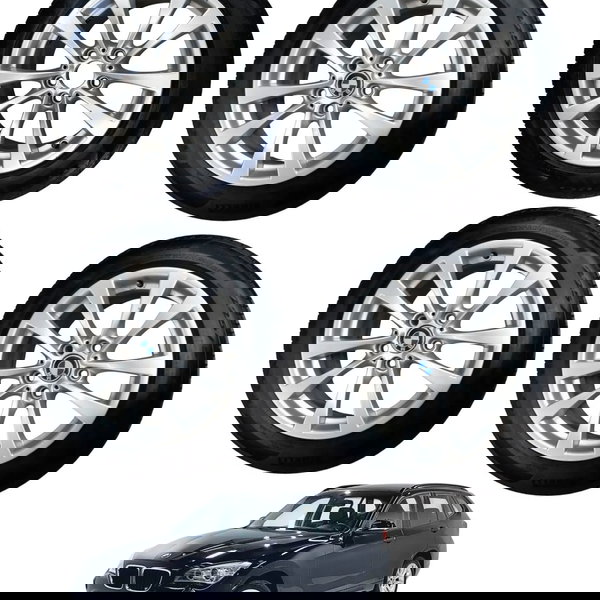 Jogo Roda Pneu 225/50 R17 Pirelli Powergift Bmw X1 2015 2016