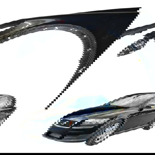 Paralama Dianteiro Esquerdo Volvo C30 T5 2008 2009 2010