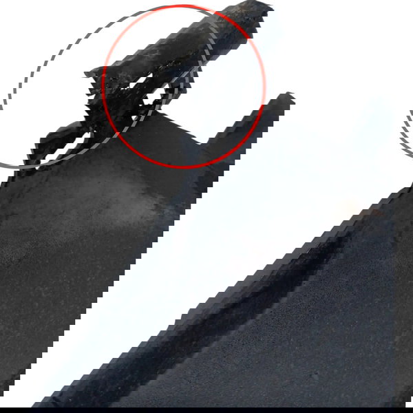 Spoiler Caixa Ar Esquerdo Volvo C30  T5 2007 2010 Detalhe Preto