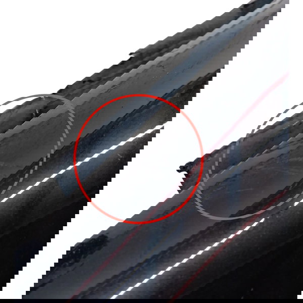 Spoiler Caixa Ar Esquerdo Volvo C30  T5 2007 2010 Detalhe Preto