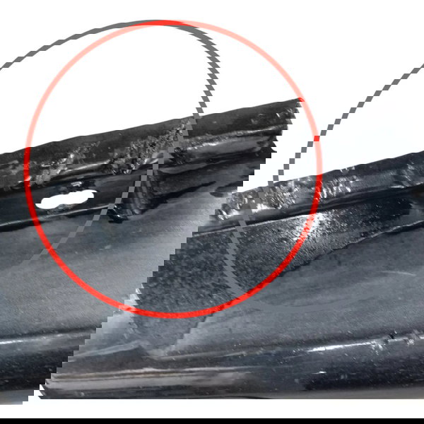 Spoiler Caixa Ar Esquerdo Volvo C30  T5 2007 2010 Detalhe Preto