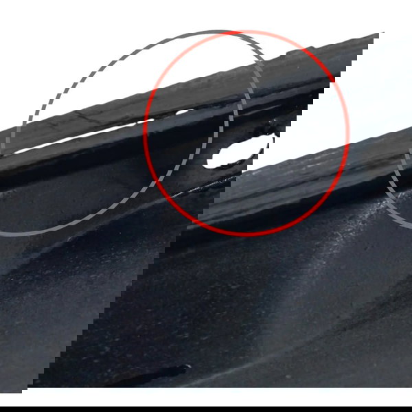 Spoiler Caixa Ar Esquerdo Volvo C30  T5 2007 2010 Detalhe Preto
