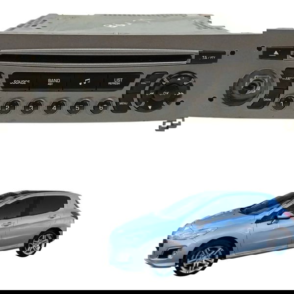 Radio Cd Player Peugeot 308 2013 2014 2015 2016 2017 2018