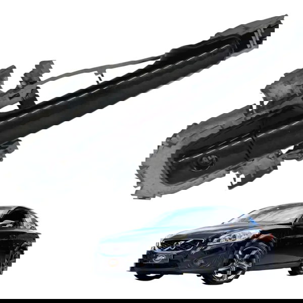 Maçaneta Externa Dianteira Esquerda Volvo C30 2008 2009 2010 Preto Dianteira