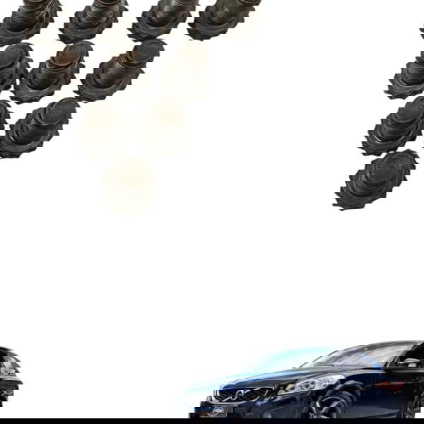 Jogo Parafuso Fixação Cremalheira Motor Volvo C30 2009 2010