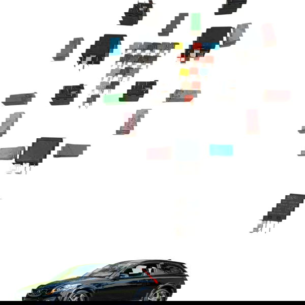 Kit Fusivel Rele Volvo C30 T5 2.5 2008 2009 2010 2011 2012