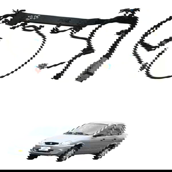 Chicote Injeção Chevrolet Corsa Sedan 1.0 2003 2004 2005