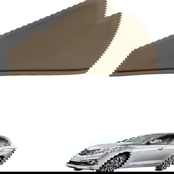Acabamento Direito Painel Hyundai Azera 3.0 2011 2012 2013 Bege