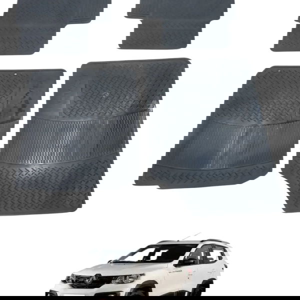 Jogo Tapete Borrahca Renault Kwid 1.0 Intense 2020 2021