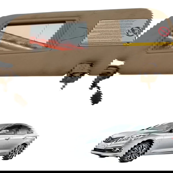 Quebra Sol C/ Espelho Direito Hyundai Azera 3.0 2011 2012