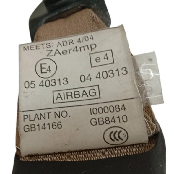 Cinto Segurança Traseiro Central Hyundai Azera 2011 2012