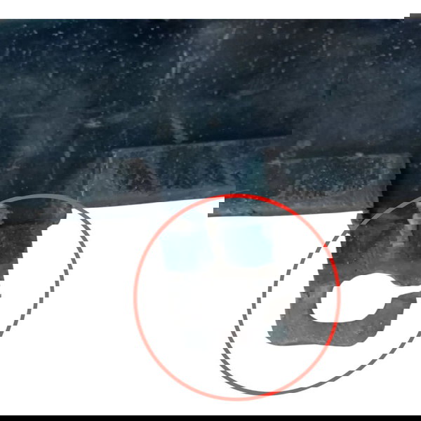 Parachoque Dianteiro Chevrolet Astra Hatch 1.8 2000 Detalhe Azul-escuro