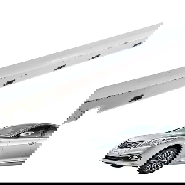 Spoiler Lateral Esquerdo Hyundai Azera 3.0 2013 Detalhe Branco