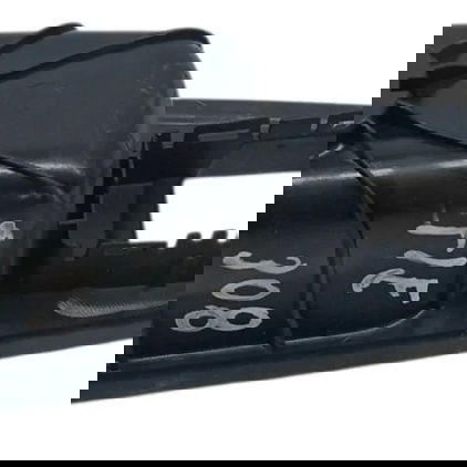 Moldura Puxador Botão Traseiro Esquerdo Peugeot 308 2012 Preto