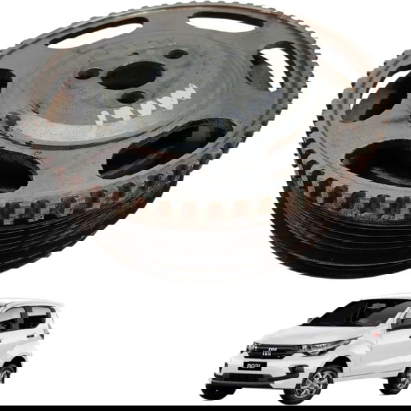 Polia Virabrequim Fiat Mobi 1.0 2019 2020 2021 2022 2023