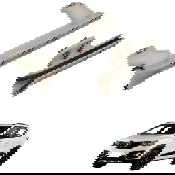 Par Canaleta Guia Vidro Traseira Direita Fiat Mobi 1.0 2022