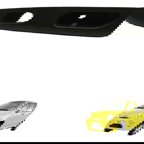 Moldura Porta  Puxador Botão Vidro Chery Qq 1.0 2014 2015