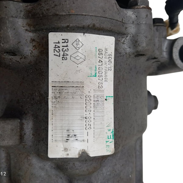 Compressor Ar Condicionado Renault Clio 1.0 16v 2008 Usado