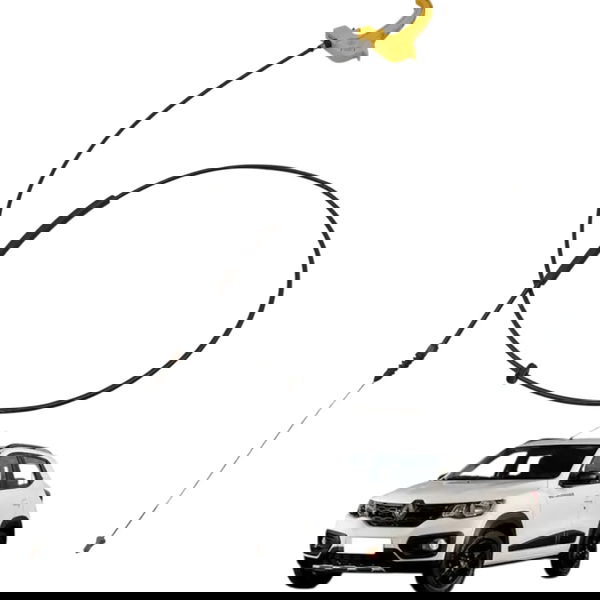 Alavanca Cabo Abertura Capo Fiat Mobi 1.0 2020 2021 2022