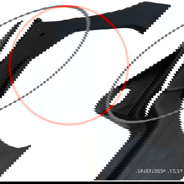 Capa Proteção Correia Dentada Renault Kwid 1.0 2020 Detalhe Preto