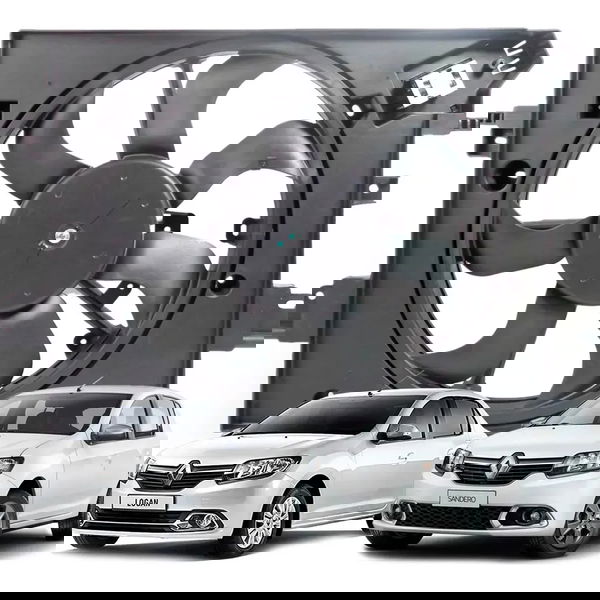 Ventoinha Logan Sandero 1.0 1.6 2017 2018 2019 2020 2021