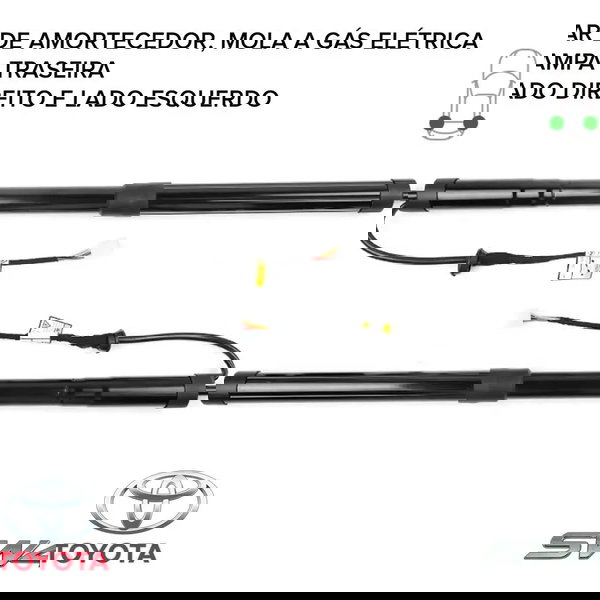 Amortecedor Elétrico Tampa Traseira Toyota Sw4 Par