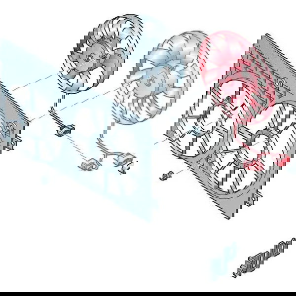 Ventoinha Maior Com Módulo Vw Tiguan 2.0 Tsi 2009 A 2016