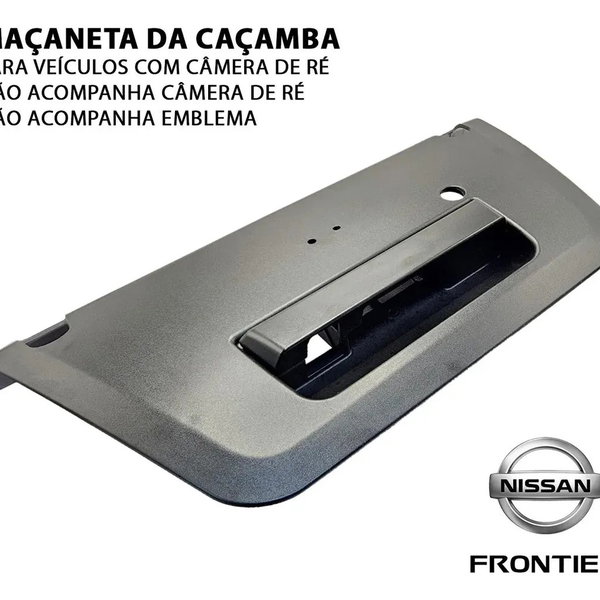 Puxador Tampa Traseira Frontier C/ Câmera Ré 2008 A 2016