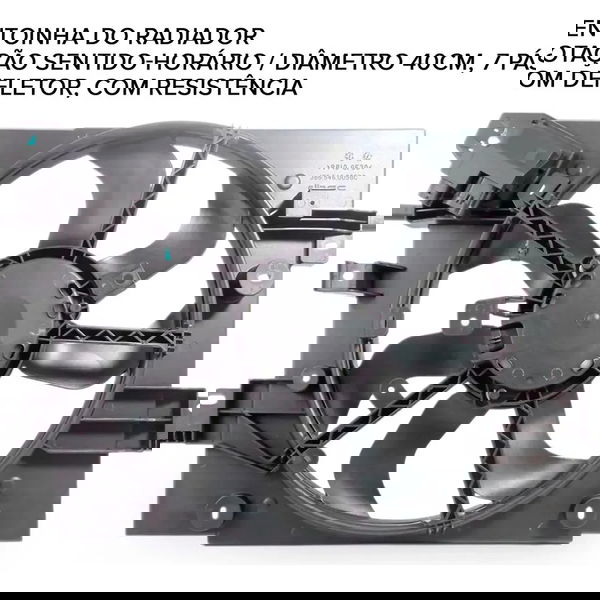 Eletroventilador Completo Captur 2017 2018 2019 2020 2021