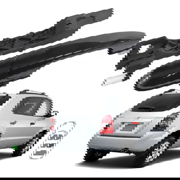 Maçaneta Externa Traseira Lado Direito Tucson 2006 A 2016 Traseira